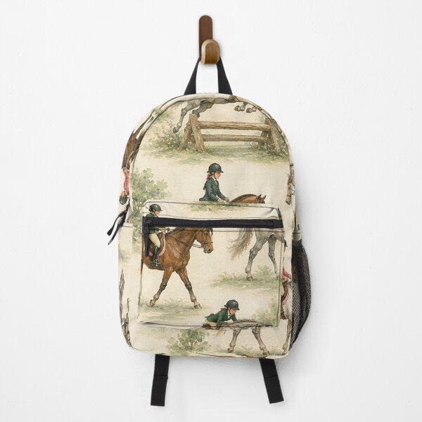 Item preview, Horse Girls Riding Pattern – Young Equestrians designed and sold by TrueWoven Studio.