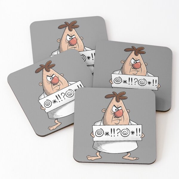 Item preview, Cursing Cartoon Man designed and sold by Deviant Logic Design.