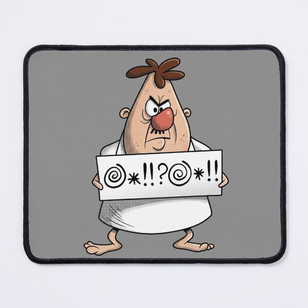Item preview, Cursing Cartoon Man designed and sold by Deviant Logic Design.