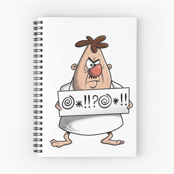 Item preview, Cursing Cartoon Man designed and sold by Deviant Logic Design.