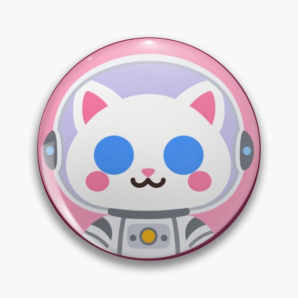 Item preview, White Cat Astronaut designed and sold by cozyghosty.