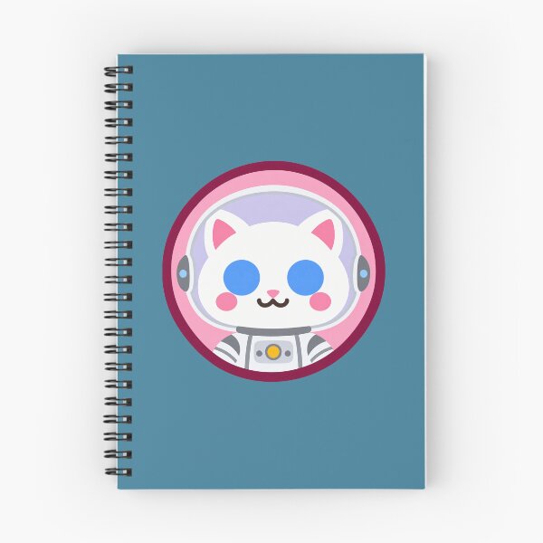 Item preview, White Cat Astronaut designed and sold by cozyghosty.