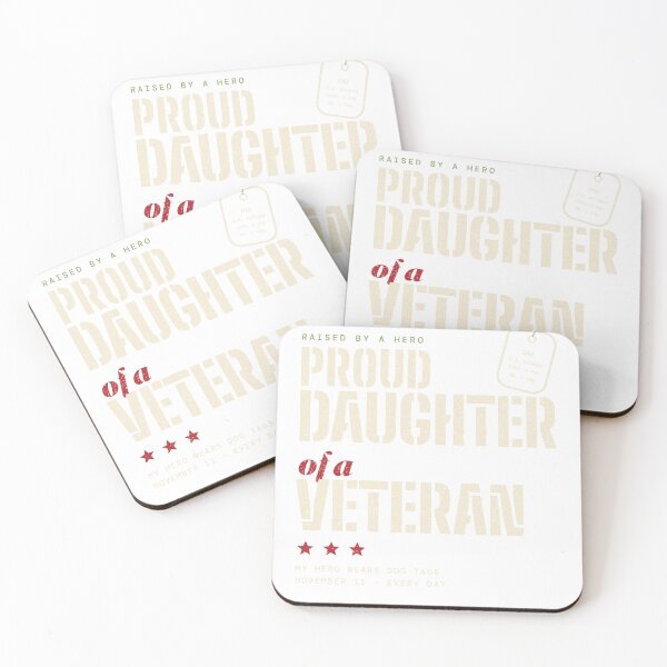 Item preview, Proud Daughter Of A Veteran Shirt Veterans Day Dad Military Family Tee designed and sold by UnivStore.