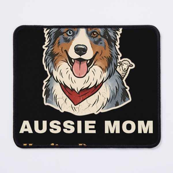 Item preview, Aussie Mom Shirt Australian Shepherd Mom Herding Department Dog Lover Tee designed and sold by UnivStore.