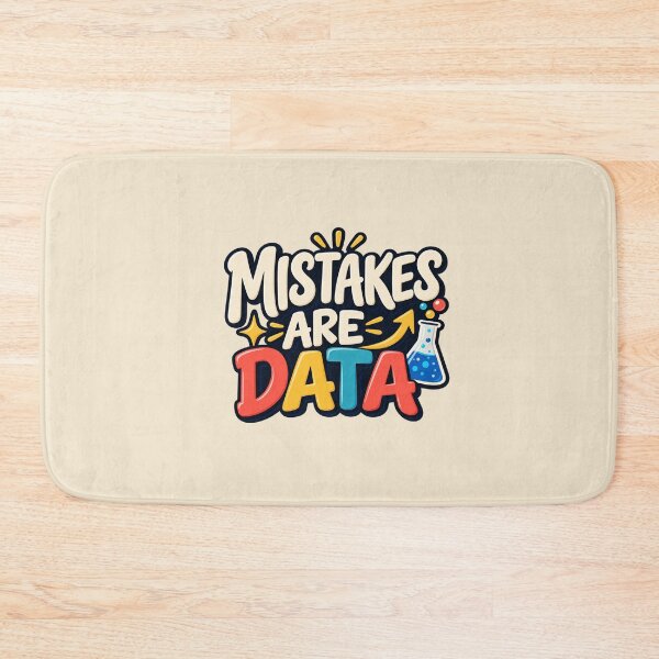 Item preview, Mistakes Are Data Science Sticker designed and sold by astersgraphics.