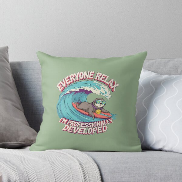 Item preview, Everyone Relax I'm Professionally Developed - Funny Sloth Surfer designed and sold by Endless7Art.