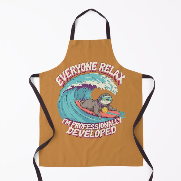 Item preview, Everyone Relax I'm Professionally Developed - Funny Sloth Surfer designed and sold by Endless7Art.