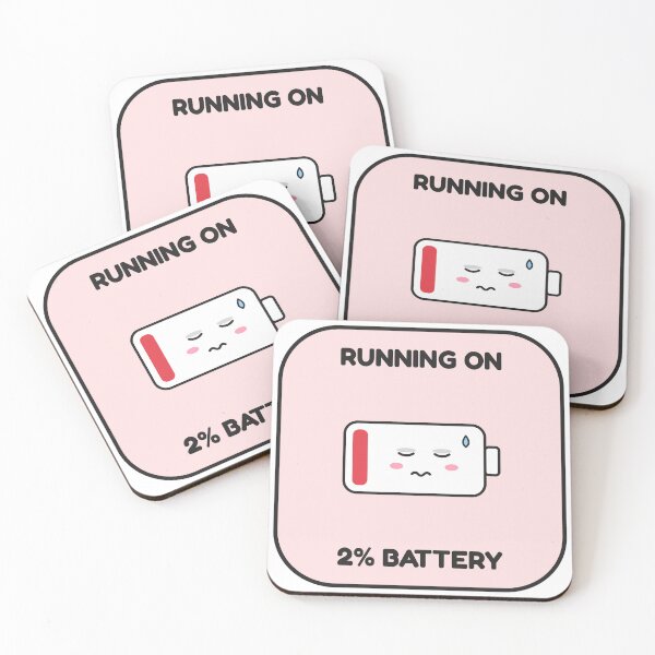 Item preview, Running on 2% Battery - Tired Low Battery designed and sold by MOSHOP12.
