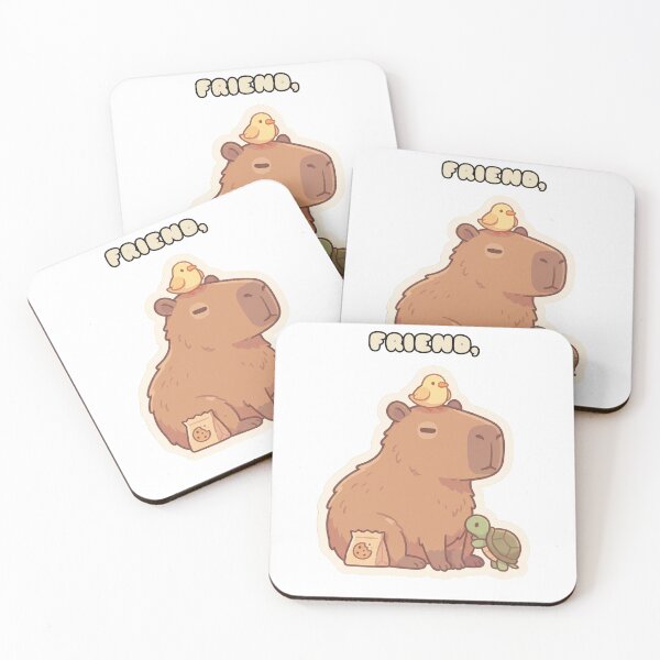 Item preview, Cute Capybara Everyone's Friend designed and sold by Keizoku Studio.