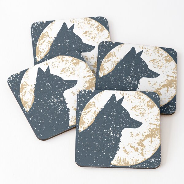 Item preview, Fox Silhouette Against Full Moon designed and sold by unadeara.