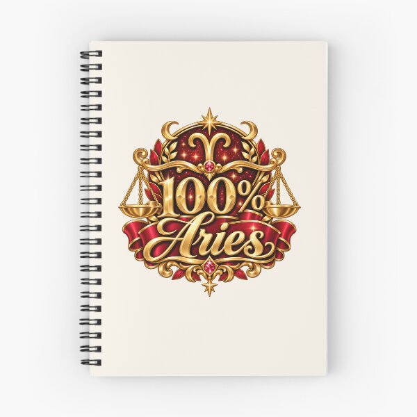Item preview, 100% Aries Zodiac Sign Astrology Design designed and sold by MetaModel Editions.