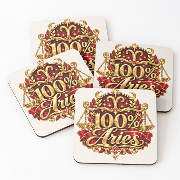 Item preview, 100% Aries Zodiac Sign Astrology Design designed and sold by MetaModel Editions.