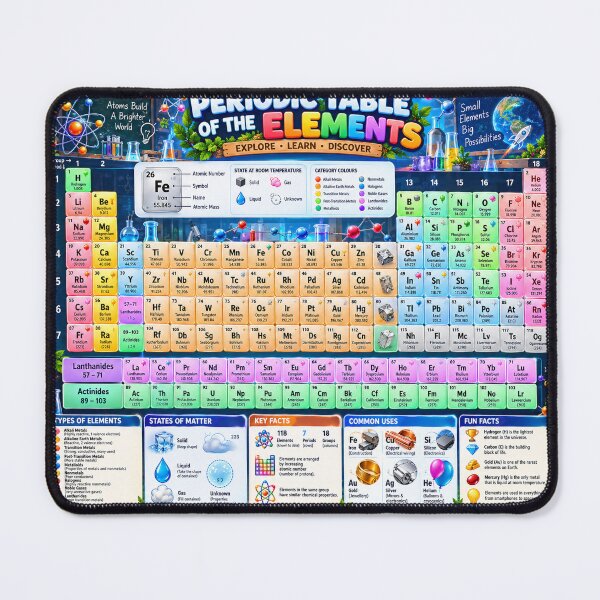 Item preview, Periodic Table of the Elements – Colorful Science Educational Classroom Poster designed and sold by dhmnee.