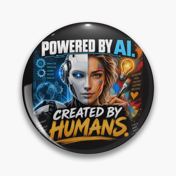 Item preview, Powered by AI. Created by Humans designed and sold by  ViralVisionsCreating .