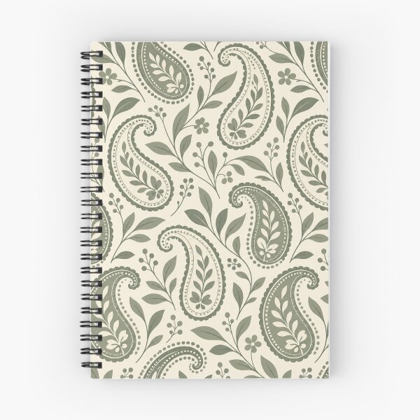 Item preview, Sage Cream Minimal Paisley Pattern designed and sold by Apex Designs.