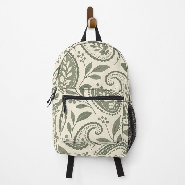 Item preview, Sage Cream Minimal Paisley Pattern designed and sold by Apex Designs.