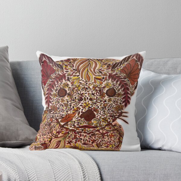 Item preview, Original Hand-Drawn Mosaic Illustration-Botanical Tiger Cub designed and sold by Elianabv.