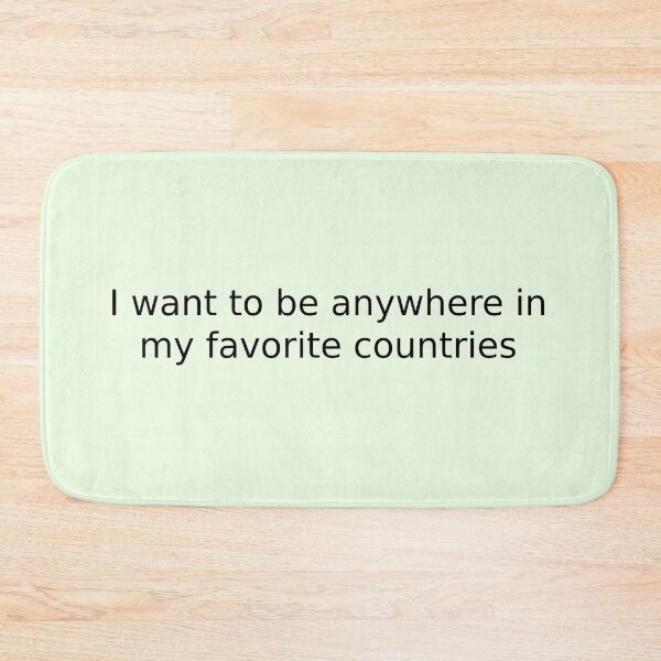 Item preview, I want to be anywhere in my favorite countries designed and sold by English Learning.