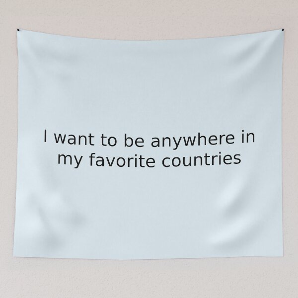 Item preview, I want to be anywhere in my favorite countries designed and sold by English Learning.
