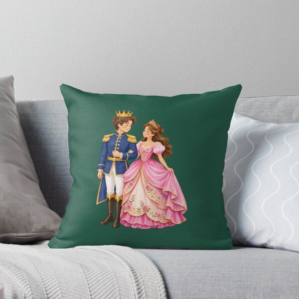 Item preview, Romantic Fairytale Prince and Princess Watercolor designed and sold by Sk1628.