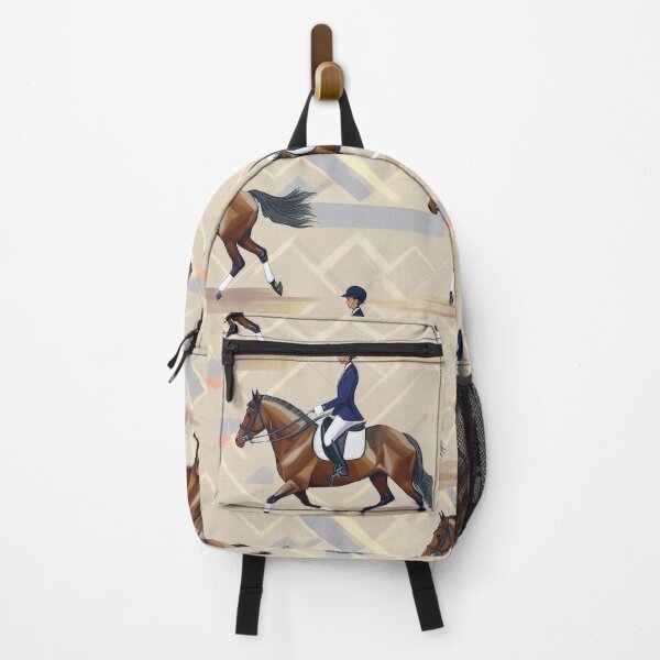 Item preview, Dressage Horse and Rider Pattern – Equestrian Art designed and sold by TrueWoven Studio.