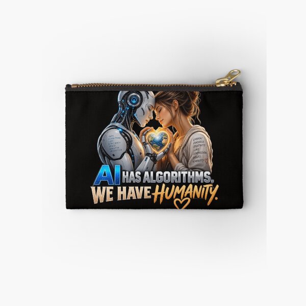 Item preview, AI HAS ALGORITHMS. WE HAVE HUMANITY designed and sold by  ViralVisionsCreating .