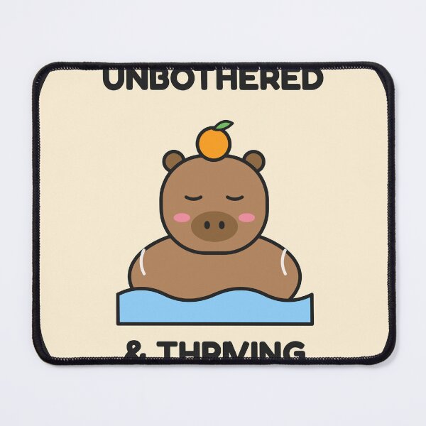 Item preview, Unbothered and Thriving - Capybara Hot Spring designed and sold by MOSHOP12.