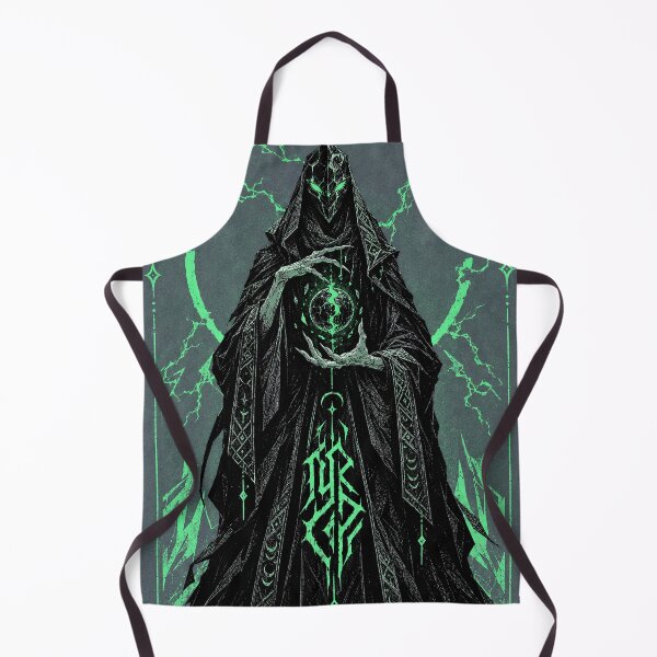Item preview, Dark Fantasy Necromancer Wizard Green Magic designed and sold by Pixel-Perfecto.