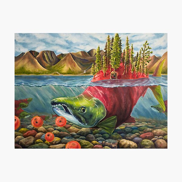 Item preview, Sockeye Salmon one with Bristol Bay designed and sold by Morgan Brown.