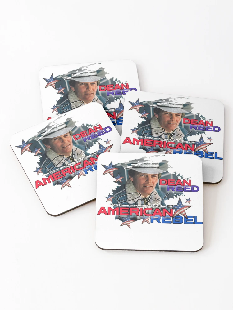 Thumbnail 1 of 5, Coasters (Set of 4), Dean Reed - American Rebel designed and sold by RalfDavid74.