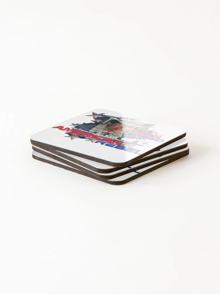 Thumbnail 4 of 5, Coasters (Set of 4), Dean Reed - American Rebel designed and sold by RalfDavid74.