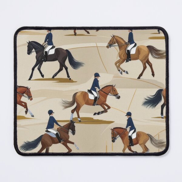 Artikelvorschau, Hunter-Pferdemuster – Horse Girl Reitkunst entworfen und verkauft von TrueWoven Studio.