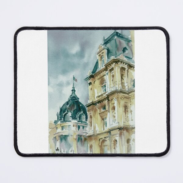 Item preview, Hôtel de Ville Paris, Storm Gray Sky designed and sold by caracatita75.