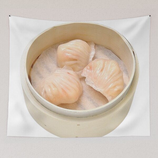 Item preview, Steamed Shrimp Dumplings Har Gow Hong Kong Dim Sum designed and sold by PetalsPaws.
