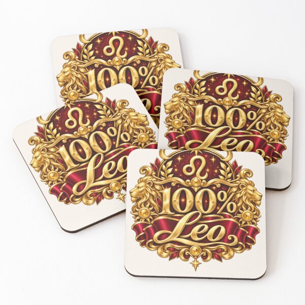 Item preview, 100% Leo Zodiac Sign Astrology Design designed and sold by MetaModel Editions.