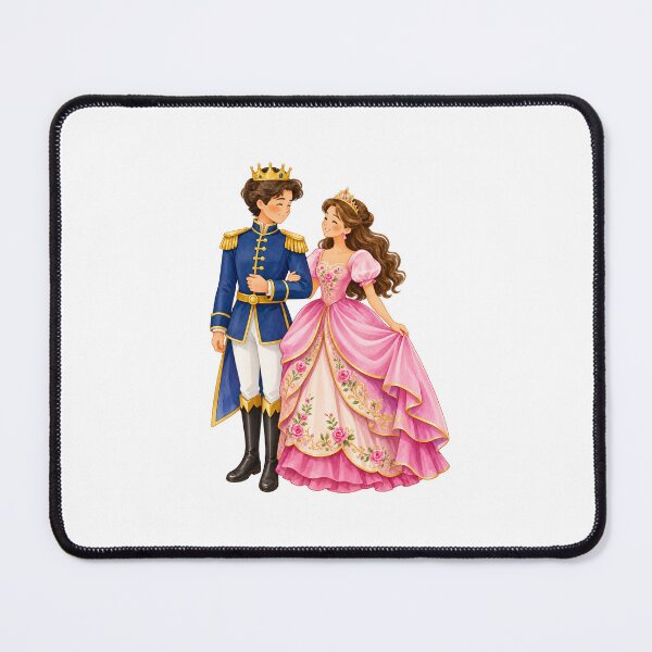 Item preview, Romantic Fairytale Prince and Princess Watercolor designed and sold by Sk1628.