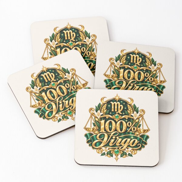 Item preview, 100% Virgo Zodiac Sign Astrology Design designed and sold by MetaModel Editions.