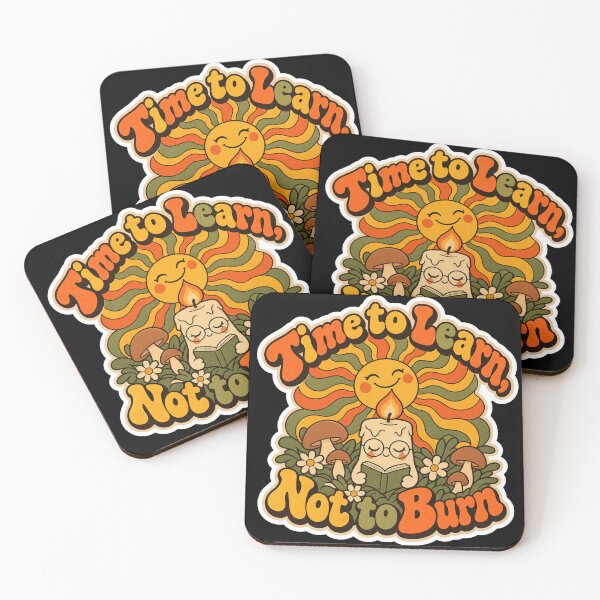 Item preview, Time to Learn, Not to Burn Retro Candle designed and sold by NovaToons.