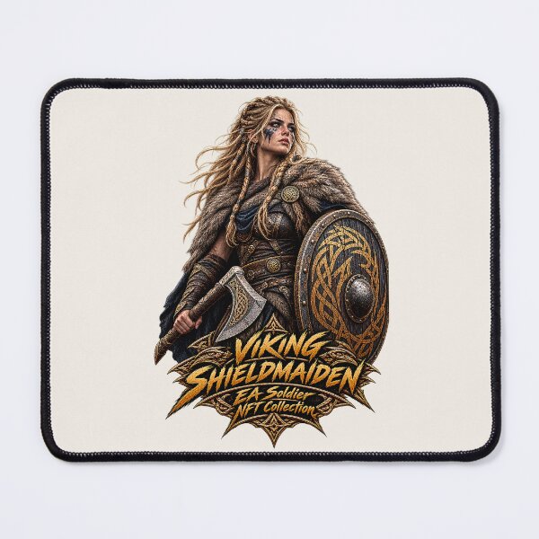 Aperçu de l'œuvre Guerrière viking créée et vendue par EASNFTCOL.