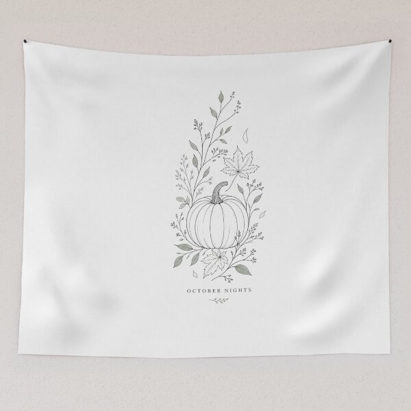 Item preview, Minimalist Pumpkin October Nights designed and sold by MOSIDRIP™.