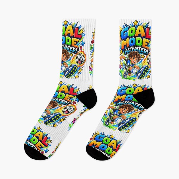 Item preview, Goal Mode Activated – Kids Soccer Gamer Graphic designed and sold by KBOX CULTURE WEAR.