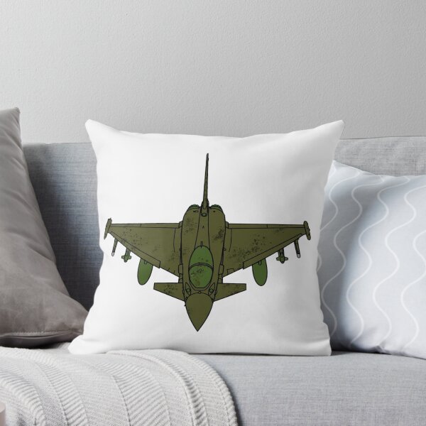 Item preview, European Canard Delta Wing Fighter Jet Top View Olive Camo Pilot Gift designed and sold by IRON WINGS /USAF.