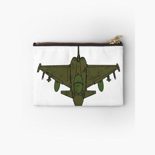 Item preview, European Canard Delta Wing Fighter Jet Top View Olive Camo Pilot Gift designed and sold by IRON WINGS /USAF.