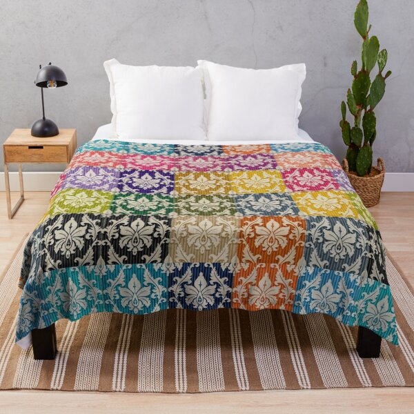 Item preview, Colorful Ottoman Motif Patchwork designed and sold by AfresStudio.