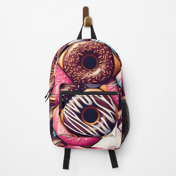 Item preview, Colorful Frosted Donut Pattern – Pink Chocolate Dessert Art designed and sold by Apex Designs.