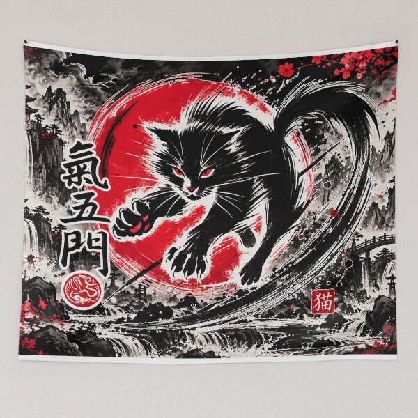 Item preview, Hei Ng Mun Black Cat Kung Fu Chinese Martial Arts designed and sold by Fei Long Design Hub.