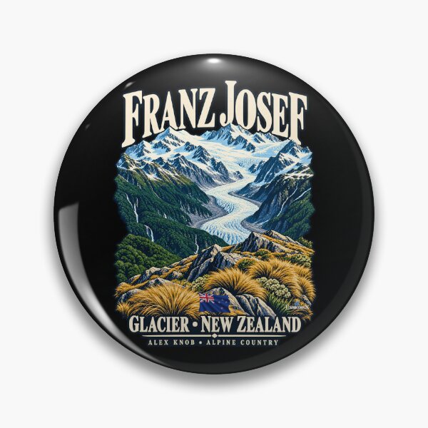 Item preview, Franz Josef Alex Knob New Zealand designed and sold by EvergreenPark - Tee Studio.