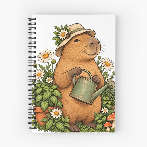 Item preview, Cozy Capybara Gardener designed and sold by suechtmpoa.