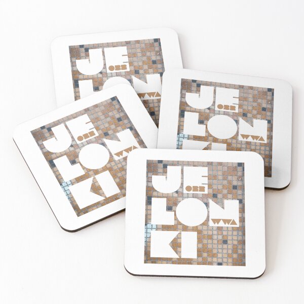 Item preview, JELONKI 022 WWA WHITE Warsaw Block Estate Mosaic Typography  designed and sold by Jack Quenty • Photography & The First Class Urban Brand.