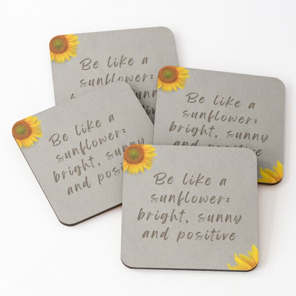 Item preview, Be Like A Sunflower – Positive Quote designed and sold by OlhaTironArt.